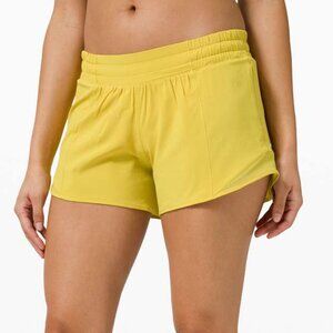 Lululemon Women's Hotty Hot Short II *Long 4" - Yellow